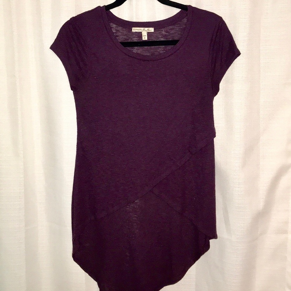 Express plum top